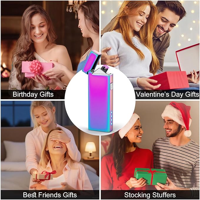 Encendedor Eléctrico Recargable LcFun Multicolor miniatura 8