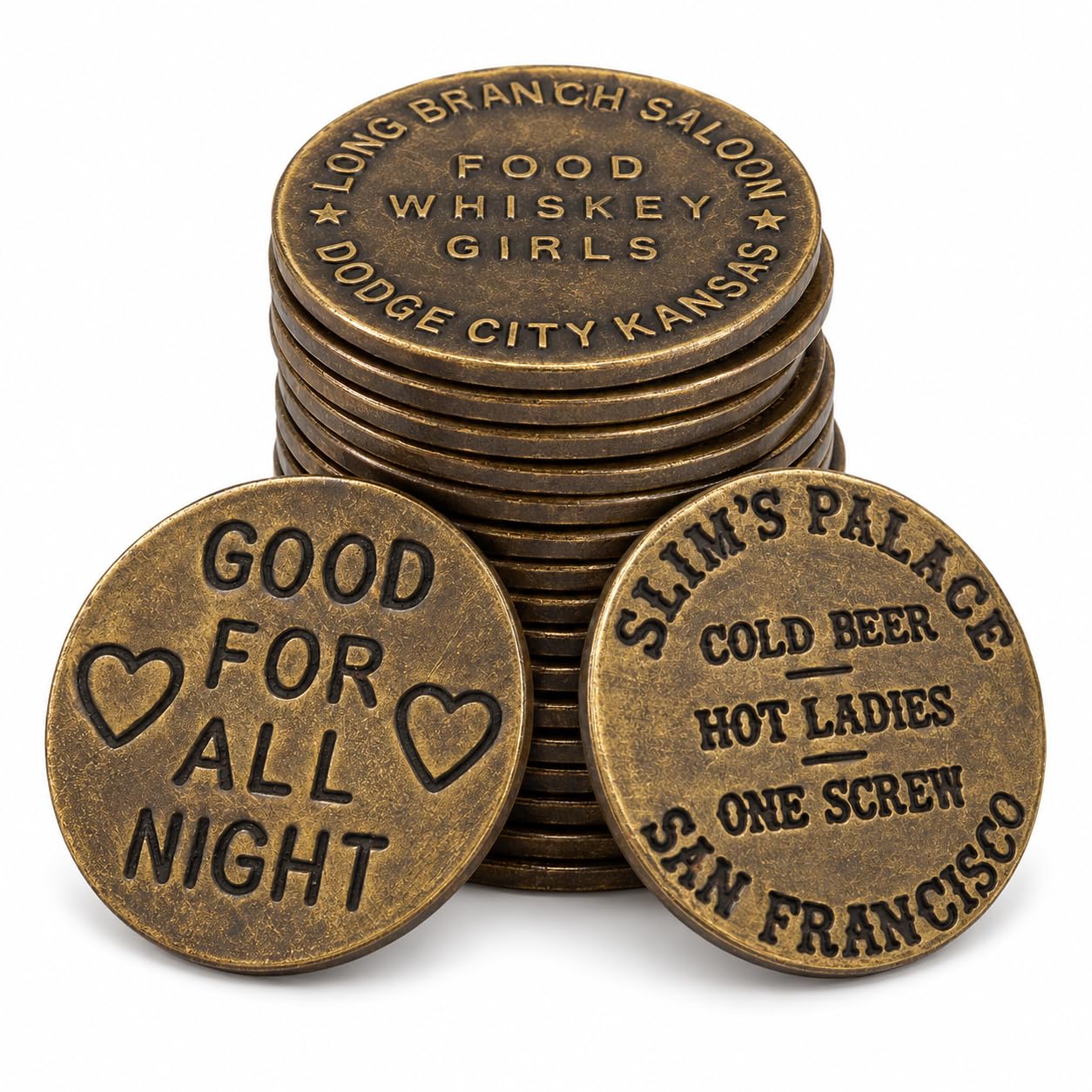 Amazon.com: Artisan Owl Double-Sided Solid Brass Old West Replica