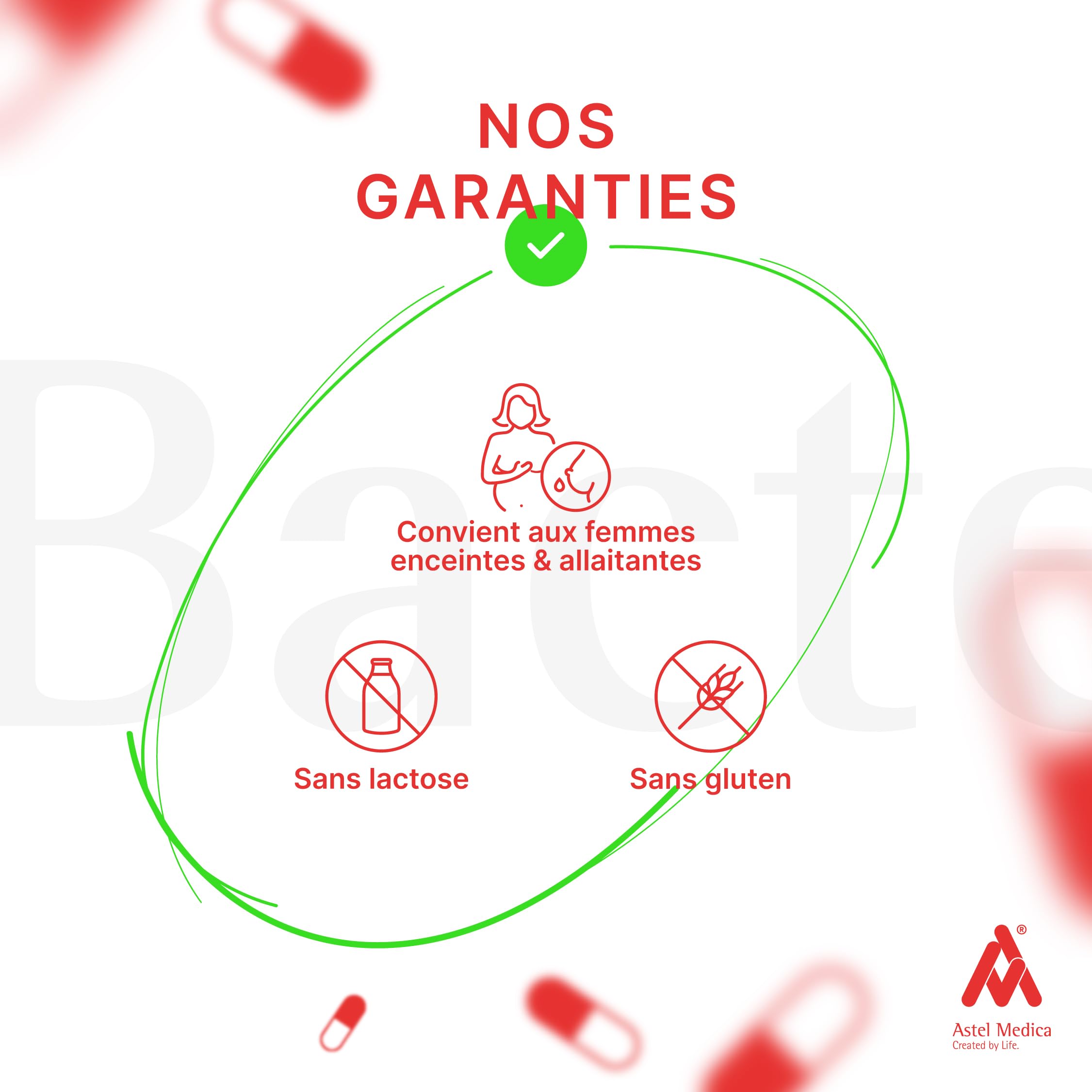 PLUS - Soutien digestif et immunitaire & Restauration de la flore intestinale - Probiotiques - Complément alimentaire - 64 gélules