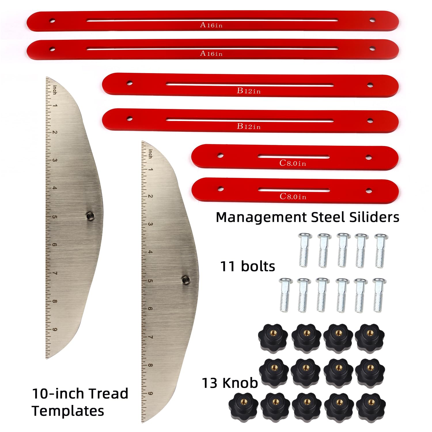 Snapklik Stair Tread Template Tool Stair Tread Jig Stair Gauge