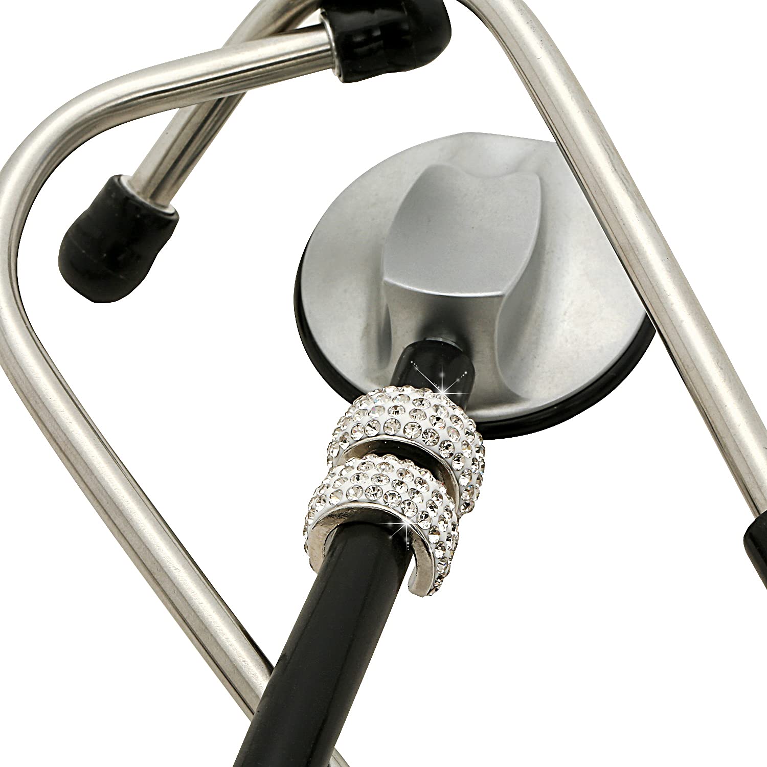 4 Pack Bling Stethoscope Charms, Stethoscope Id Name Tags, Charmed