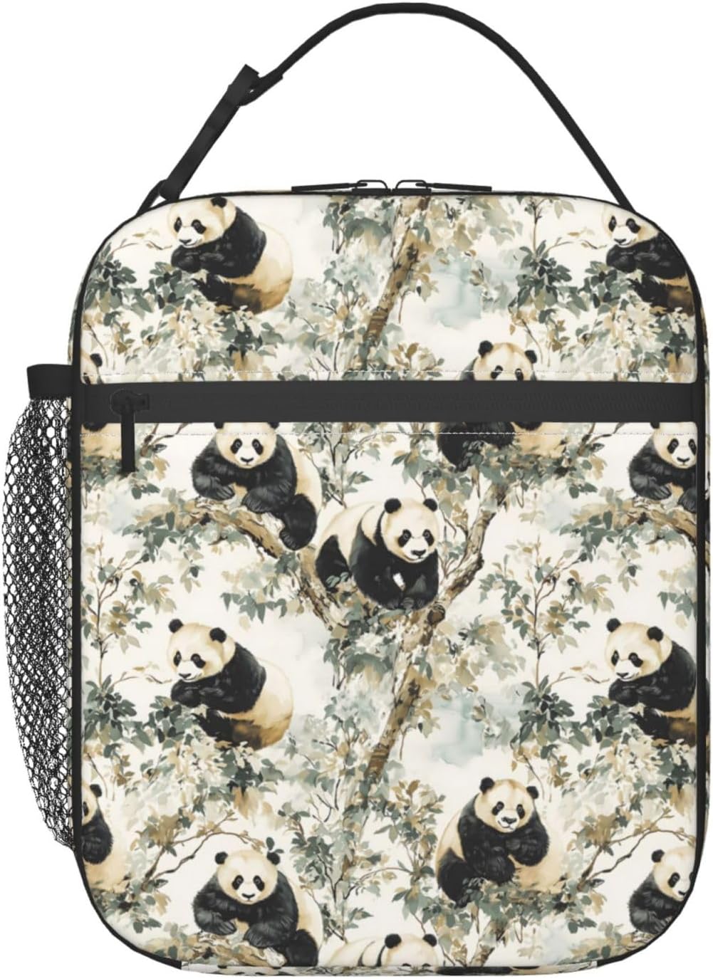 Panda Lunch Box for Women Kids Girls Insulated Lunch Bag Lunchbox Adults Lunch Tote Bags Reusable Cooler for Work Office School Picnic Travel