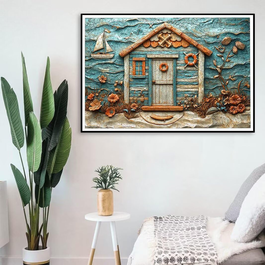 Puzzle 2000 Pezzi, Puzzle Spiaggia, Misura: 100x71cm, Regalo Donna -8703