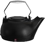 Fire Beauty Humidifying Iron Kettle,Stove Humidifier,Wood Stove Kettle,Cast Iron,Chrome handle