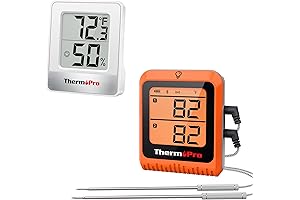 ThermoPro TP49 & TP920 Wireless Meat Thermometer and Hygrometer