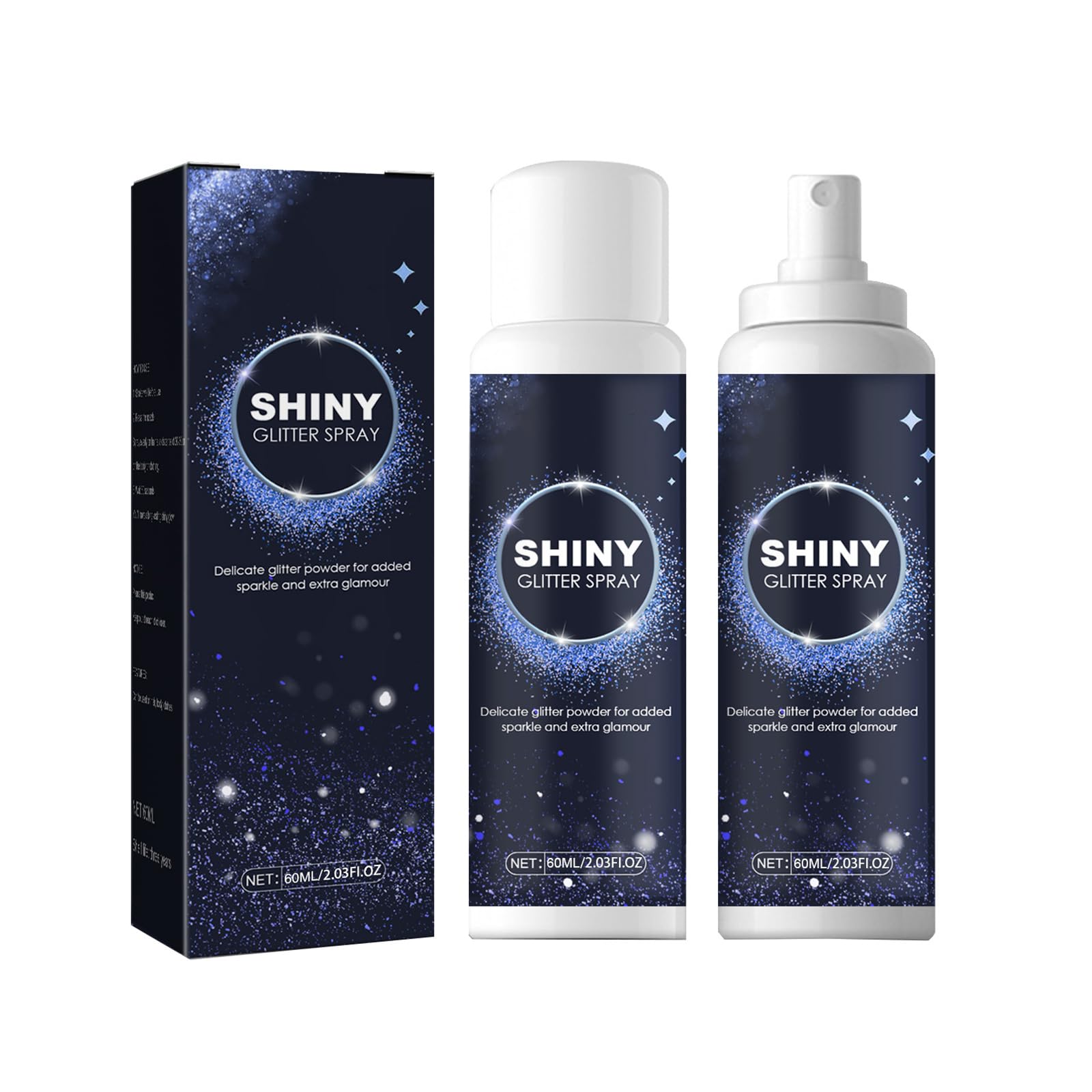 Spray à paillettes pour le corps visage cheveux et maquillage artistique