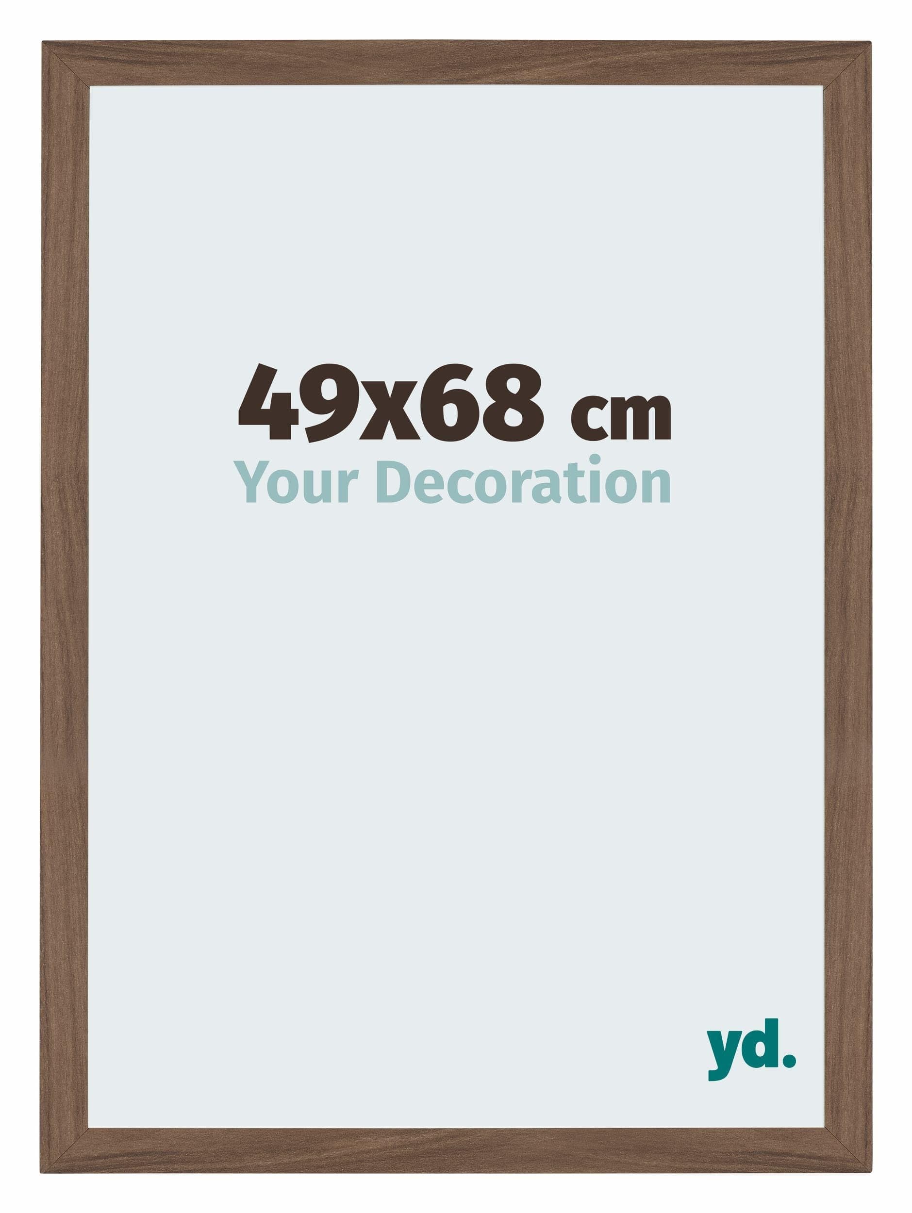 Your Decoration - Puzzle frame 49x68 - Walnut Dark - Puzzle frame 500-1000 Pieces - MDF Photoframe - Mura