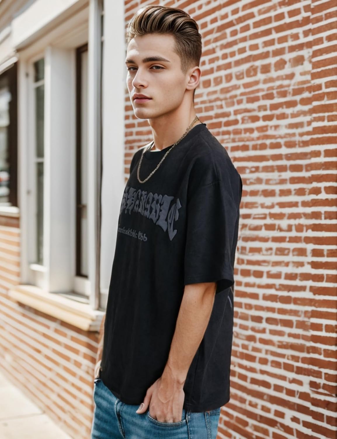 EMMIOL Mens Y2k Baggy Shirts Graphic Tees Oversized Crew Neck Short Sleeve Streetwear Tshirts Summer Tops 2025 - Image 8