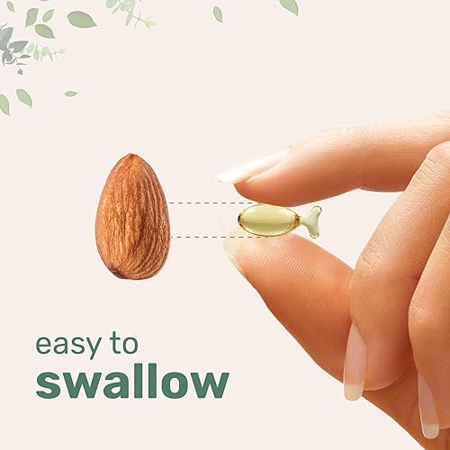 Miniatura 8 de Aceite de pescado Omega-3 para niños, 240 cápsulas blandas vegetarianas  Omega 3 vegano con 200 mg de DHA  Sabor a limón  Alternativa al aceite de