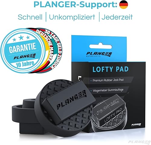 Miniatura 4 de PLANGER - Lofty Pad Flat  Almohadilla de goma (para Mini y Opel)  Protege tu coche, SUV y suelda al levantarlo con un gato hidráulico de carro o