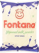 Fontana Skimmed Milk Powder 1kg | Extra Protein | No Preservatives | Pure & Premium | Ideal for Tea, Coffee, Cereals & Cooking