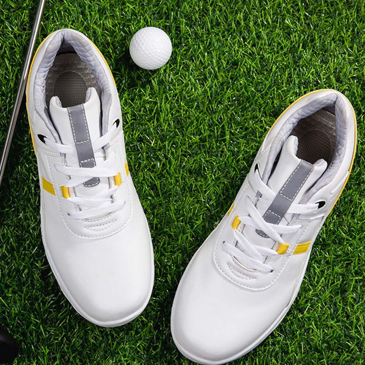 Zapatos de Golf de Cuero para Hombre Calzado Profesional
