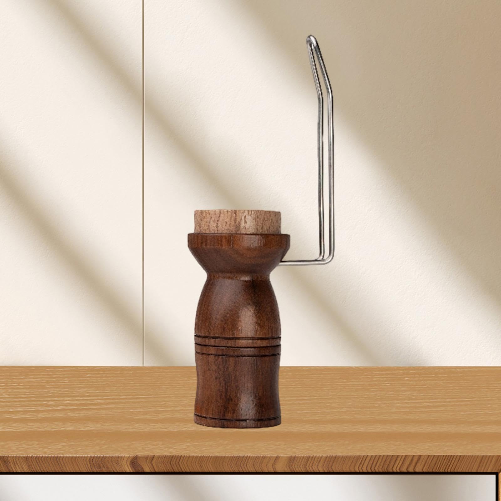 Manico per Pittura in Legno con Impugnatura Girevole a 360°, Strumento per Pittura di precisione, Versatile Supporto Staccabile, Style D