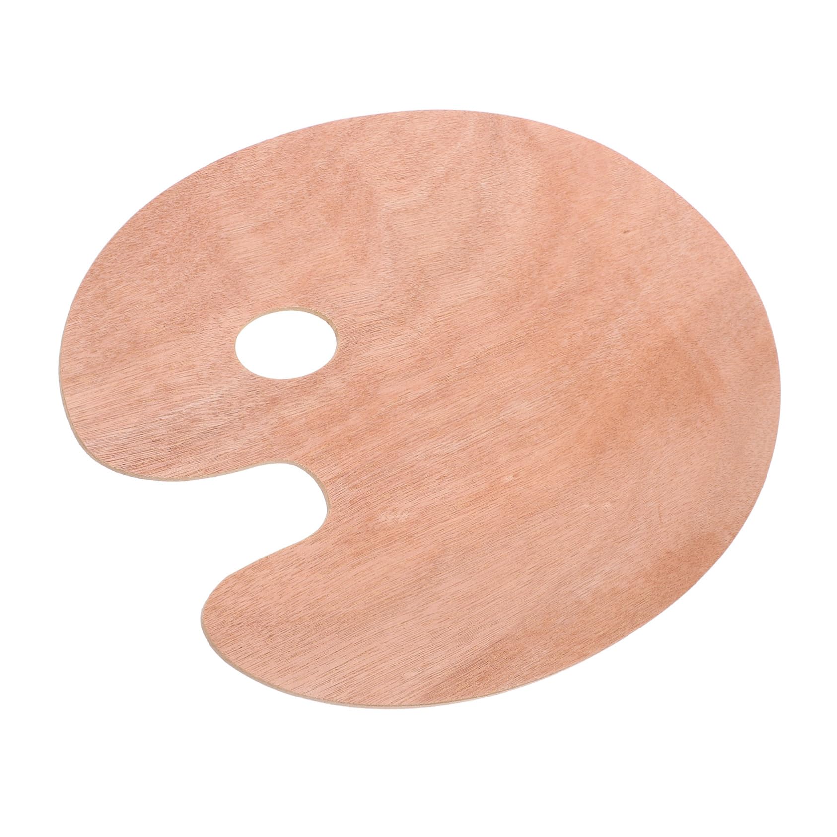 Angoily 5 Pièces Palette de Peinture Ovale avec Trou pour Pouce Surface Lisse Antiadhésive Adaptée Aux à Huile Gouache et Acrylique Palette Ergonomique pour Artistes