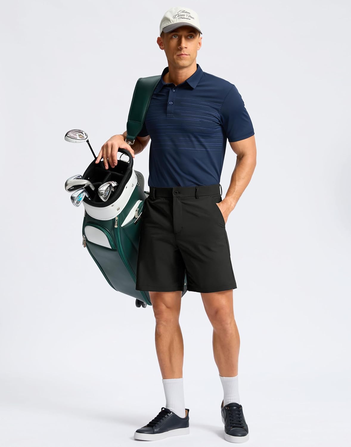 Soothfeel Men's Casual Shorts 7"/ 9" /11" Golf Shorts for Men Flat Front Dress Work Shorts Lightweight with 3 Pockets - Image 5