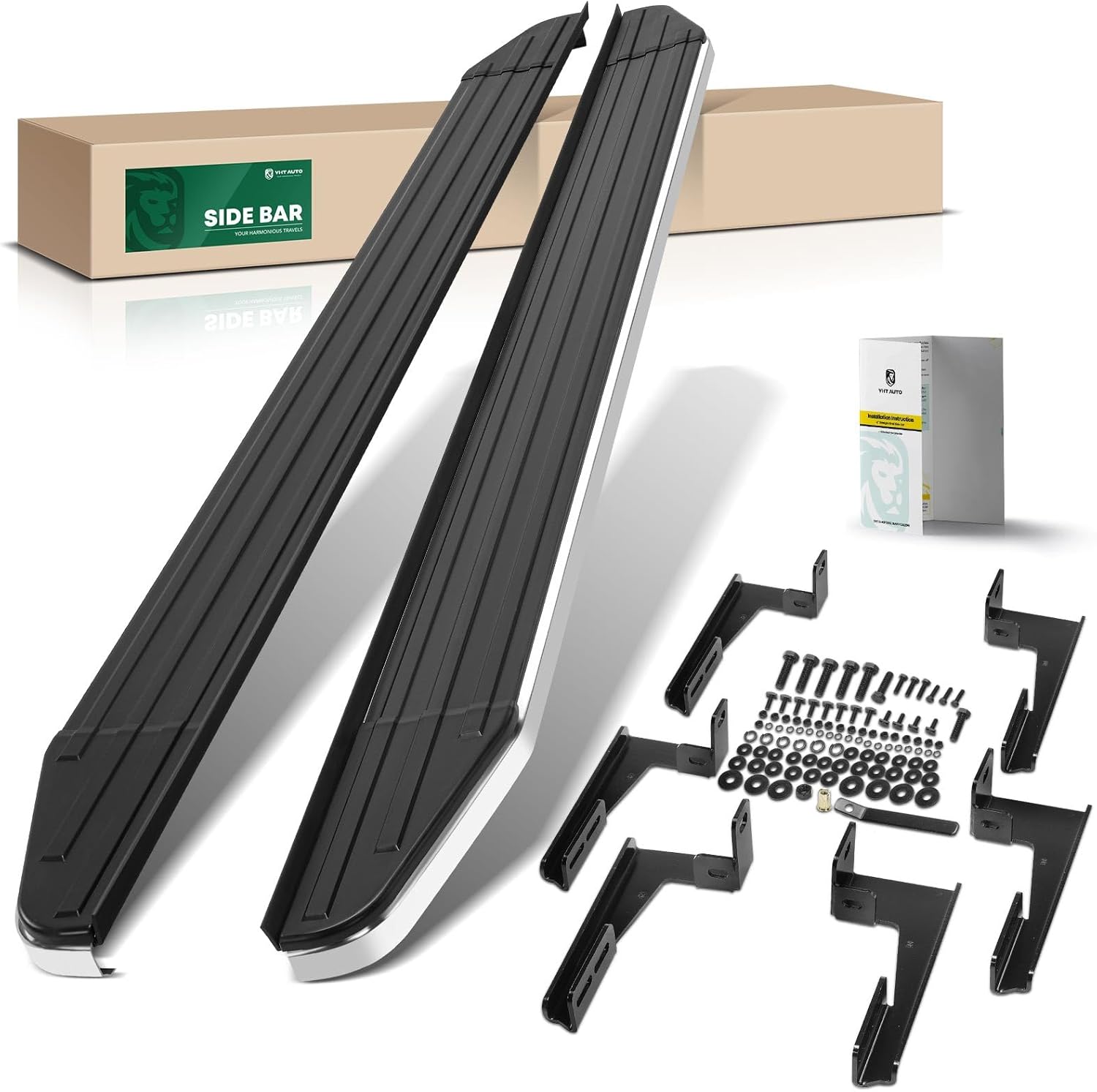 YHTAUTO 5.5" Running Boards Side Steps for Jeep Grand Cherokee