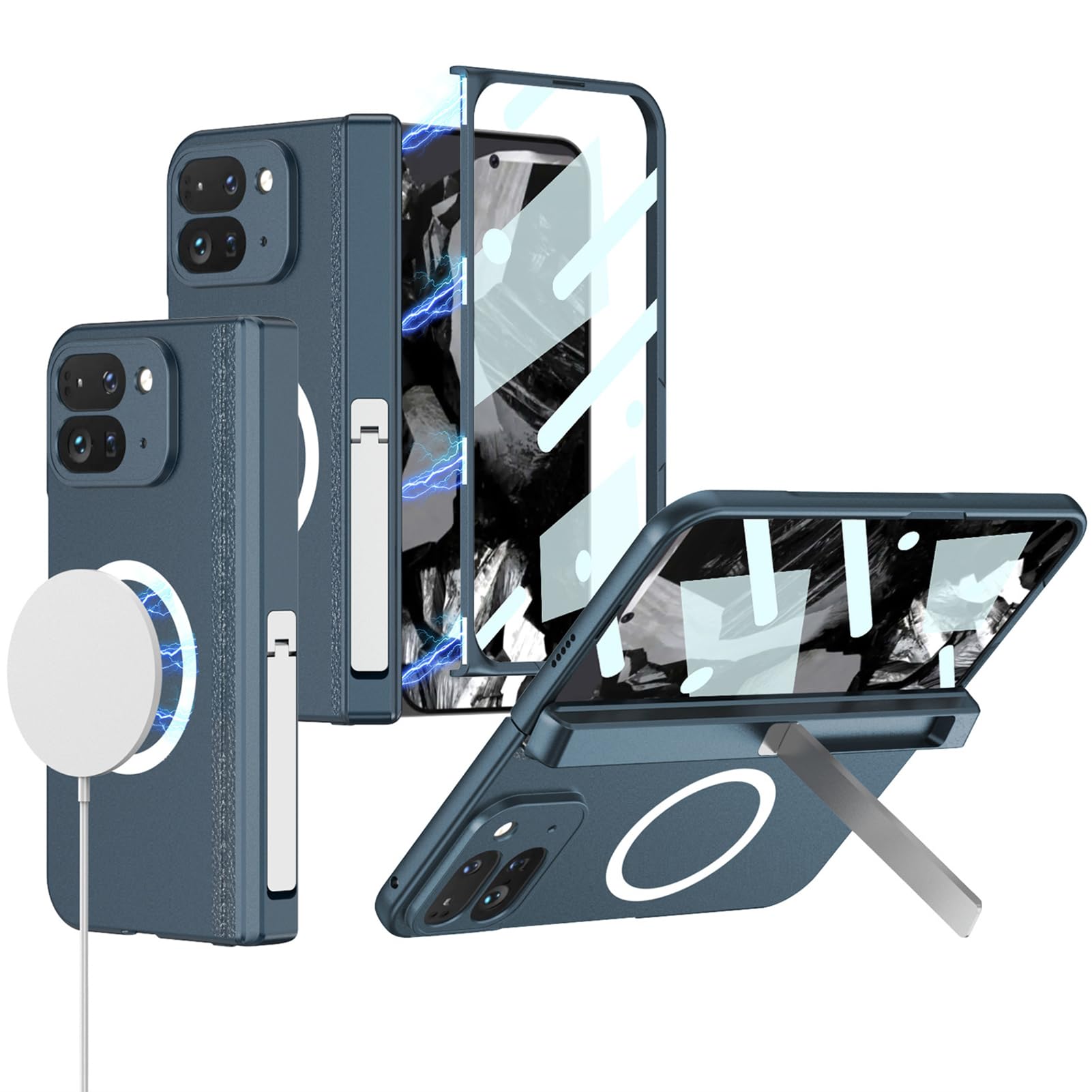 Coque Pixel 9 Pro Fold avec charnière premium en vert NINKI - 7