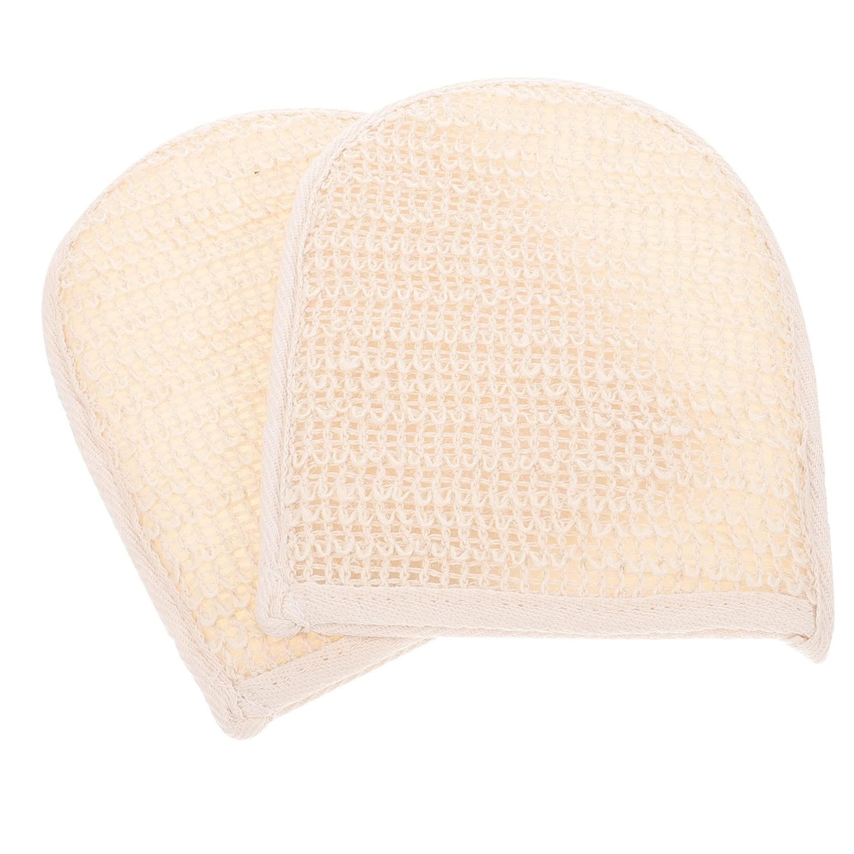 FRCOLOR 2 pcs Exfoliating Bathing Gloves Skin Friendly Shower Scrubbers for Deep Cleansing Durable Material Compact Lightweight for Spa and Daily Use