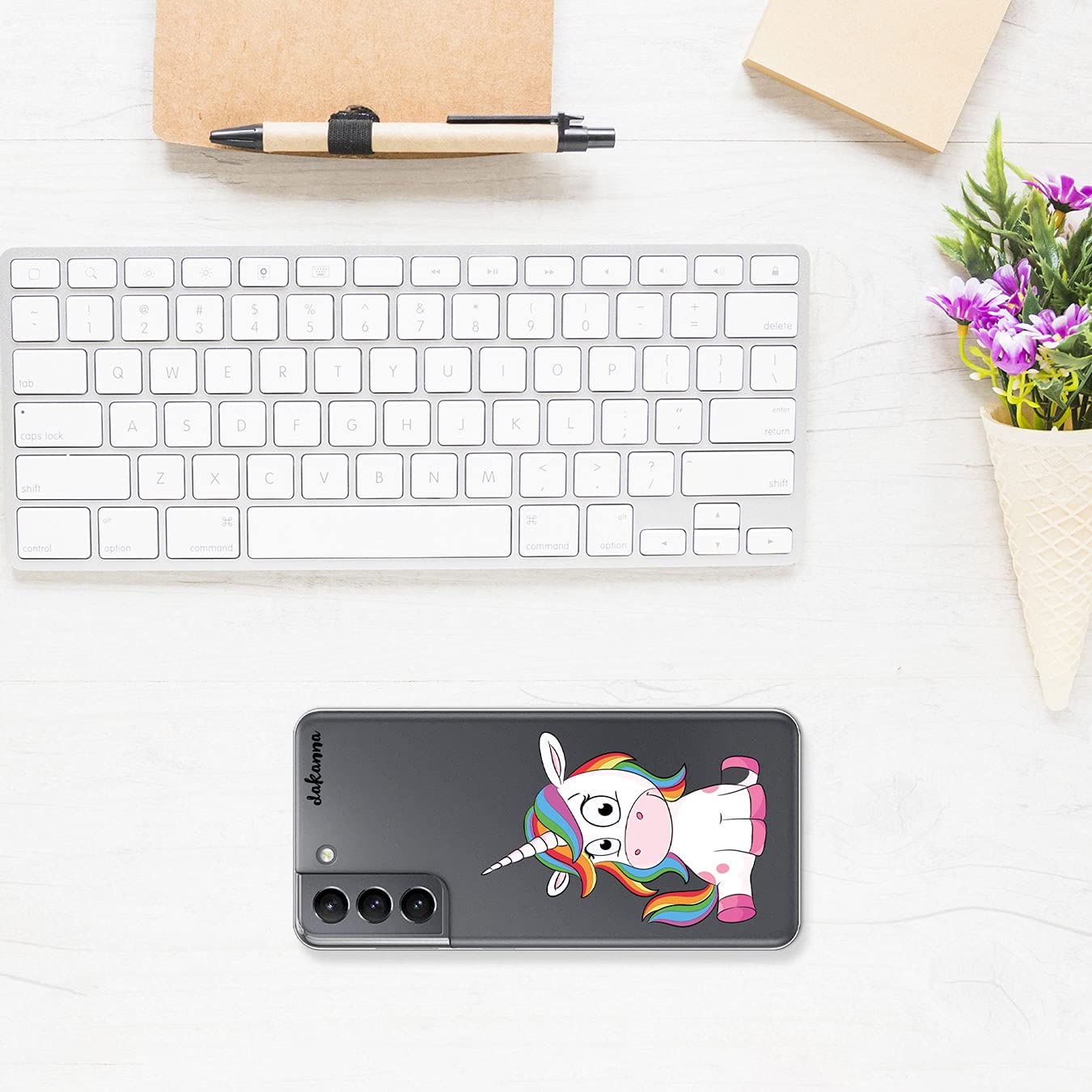 Dakanna Custodia Compatibili con [ amsung S21+ Plus 5G ] sfondo