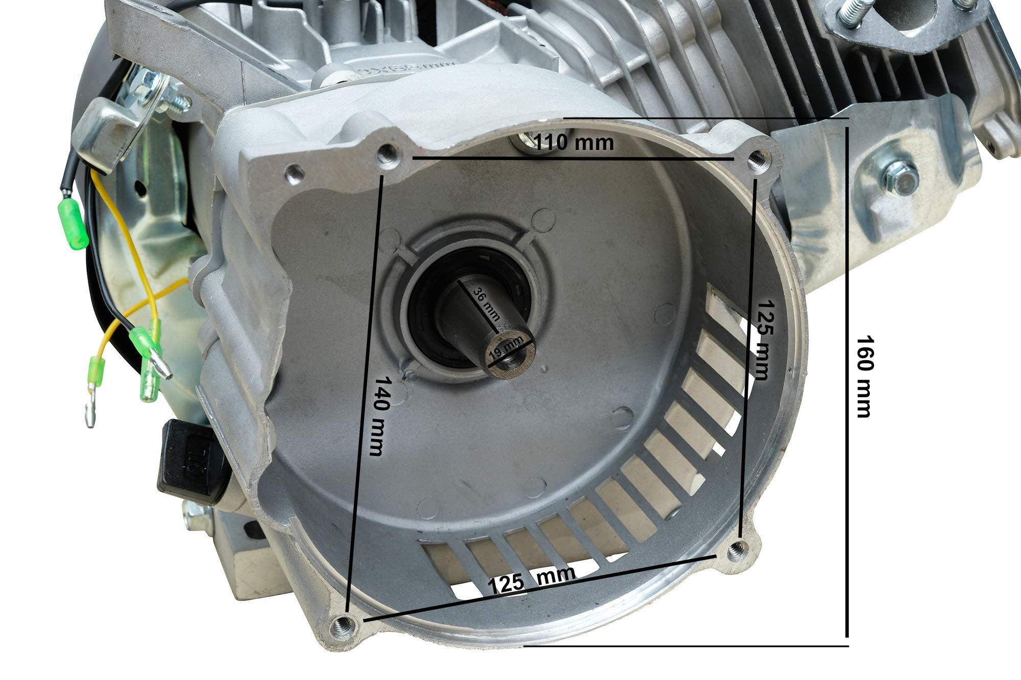 Motore a benzina 7 CV per generatore di corrente da 3,3 kW, pompa dell'acqua, piastra vibrante