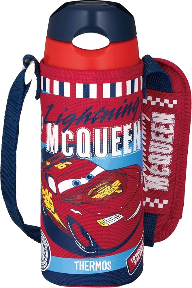 Amazon｜サーモス 水筒 真空断熱ストローボトル 400ml カーズ