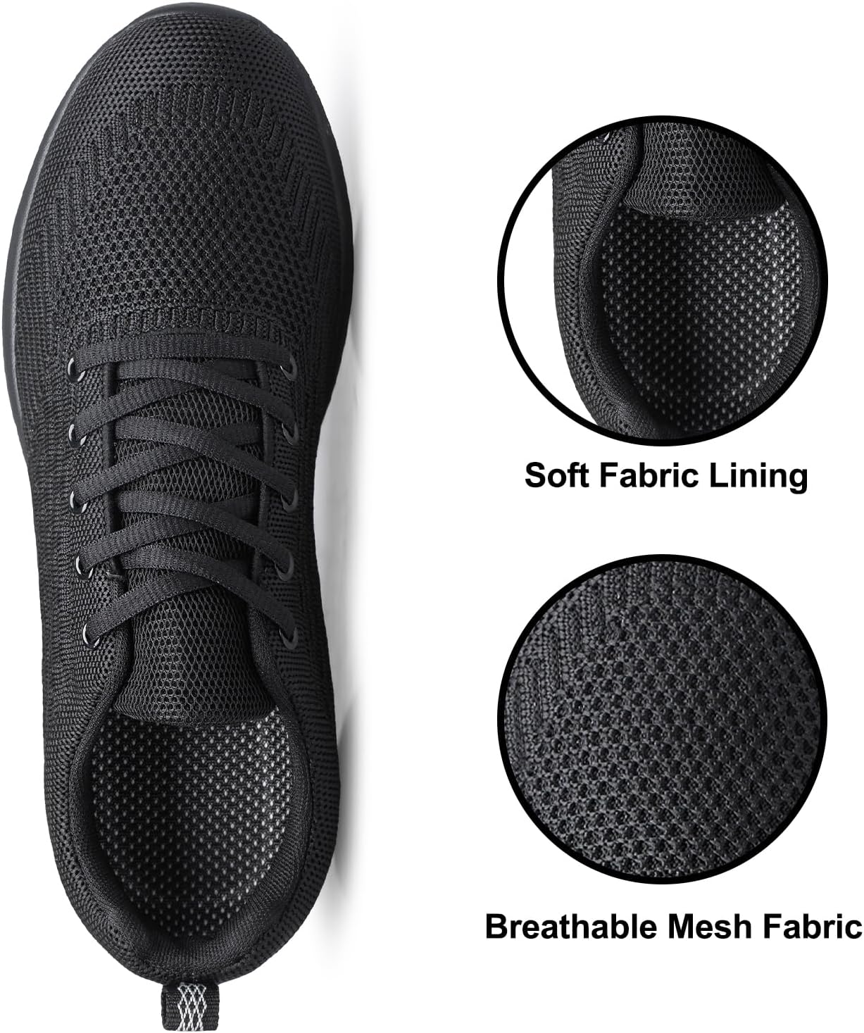 Men's Walking Shoes Non Slip Running Sneakers Lightweight Breathable Tennis Shoes Workout Athletic Sneakers - Image 4