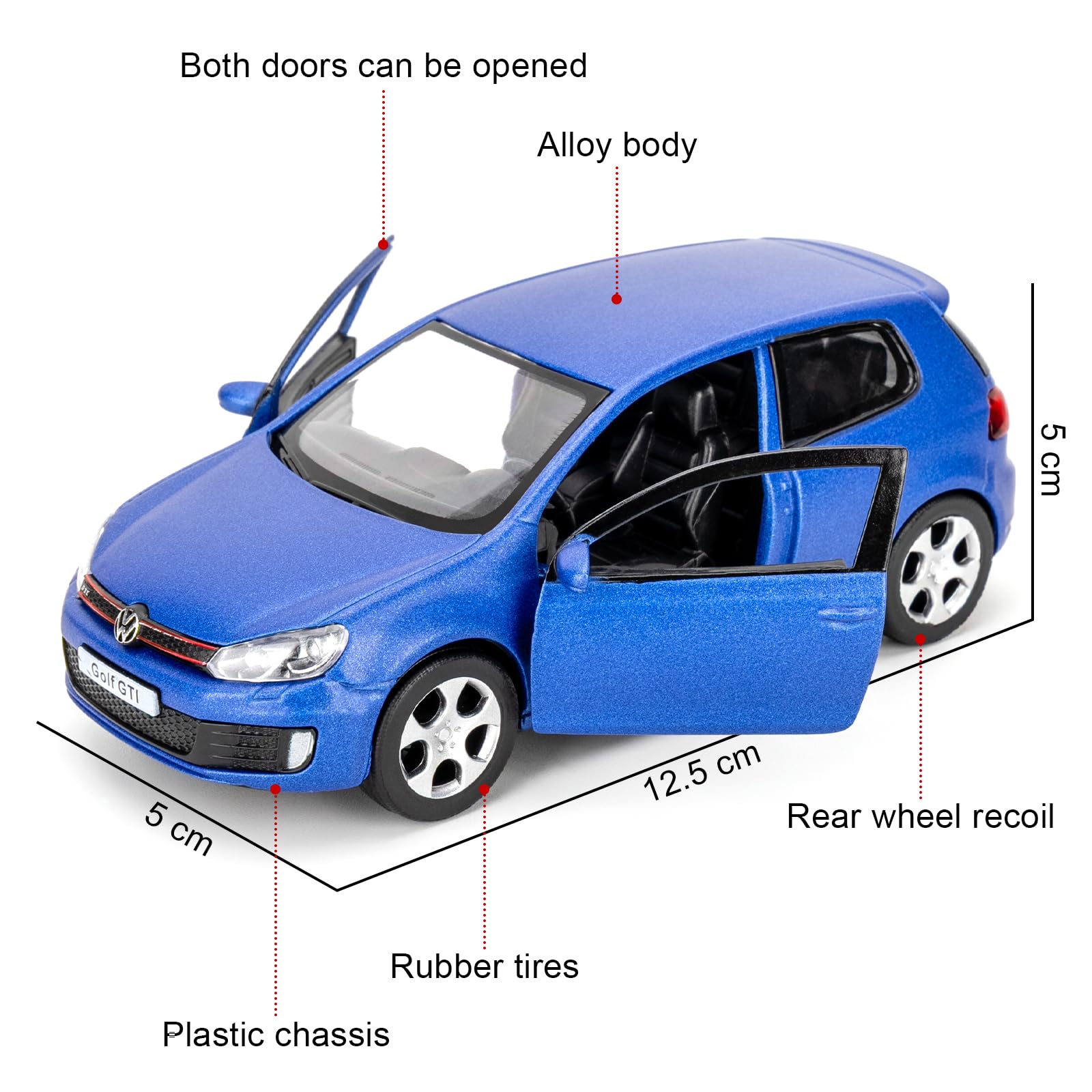 RMZ City Volkswagen Golf GTI Car Model - Image 2