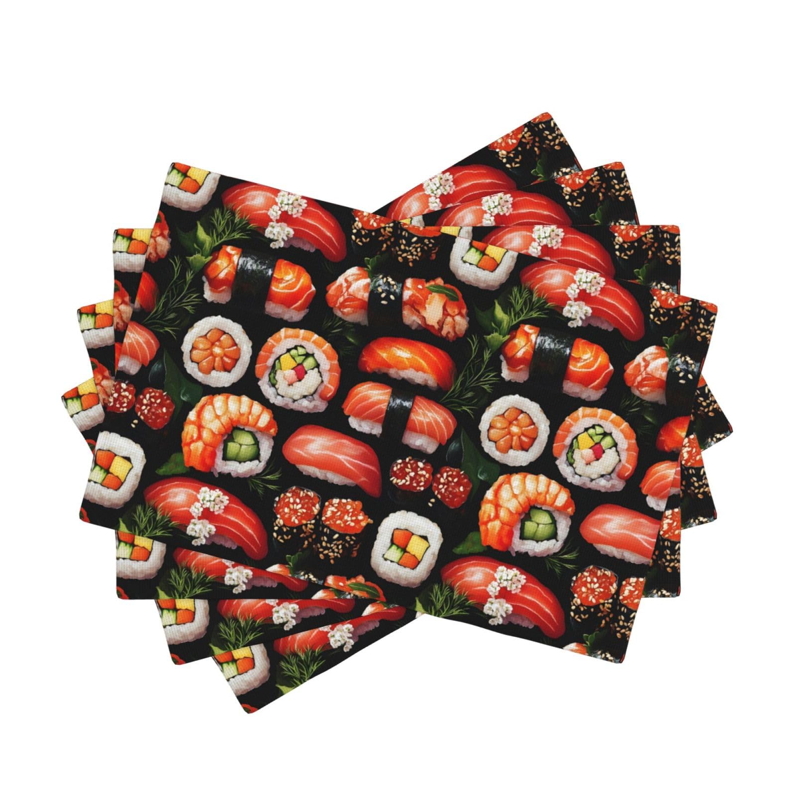 Set de table résistant à la chaleur lot de 4 pour cuisine et repas lavable