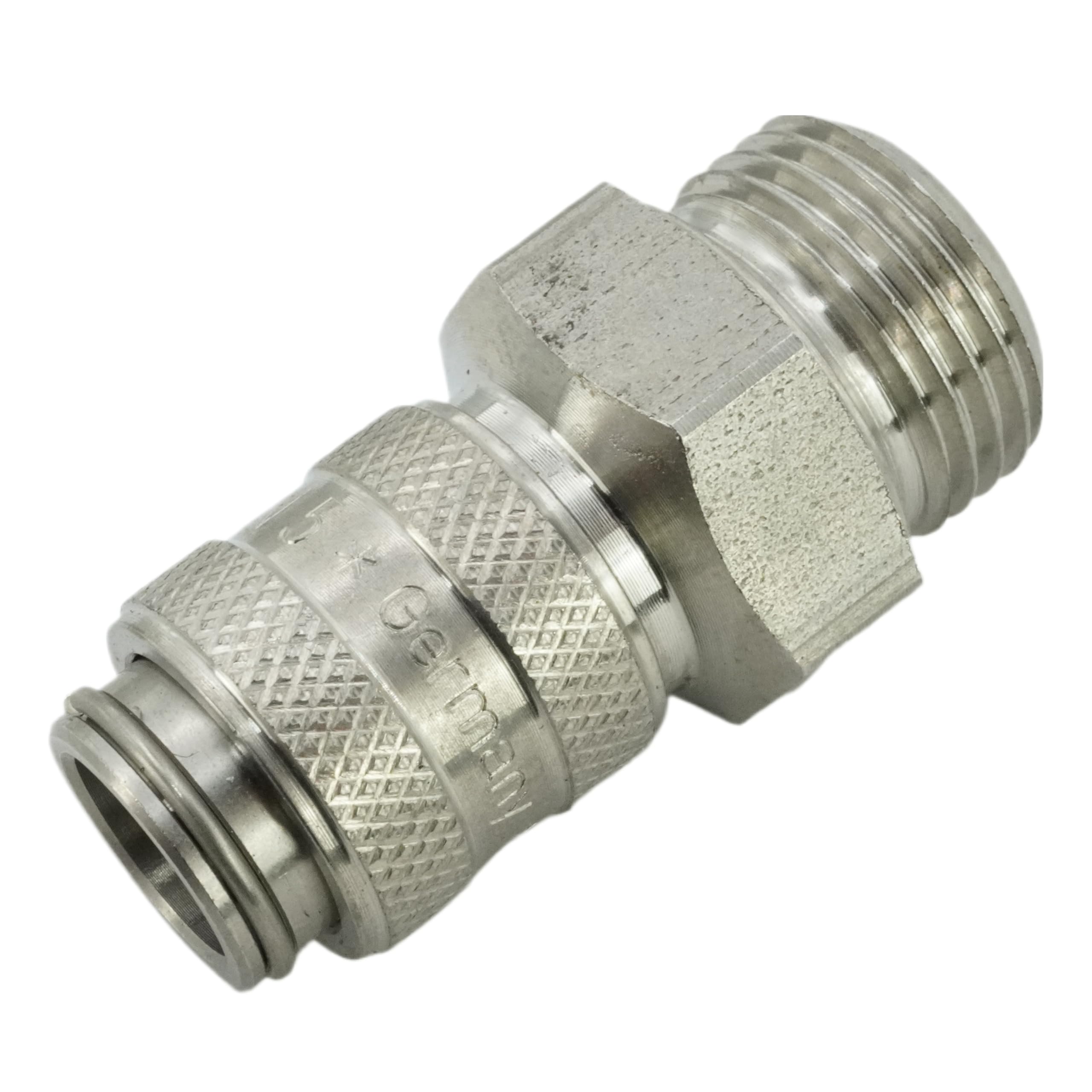 Druckluftkuplung NW 5 mit Außengewinde (Edelstahl - G 1/8")