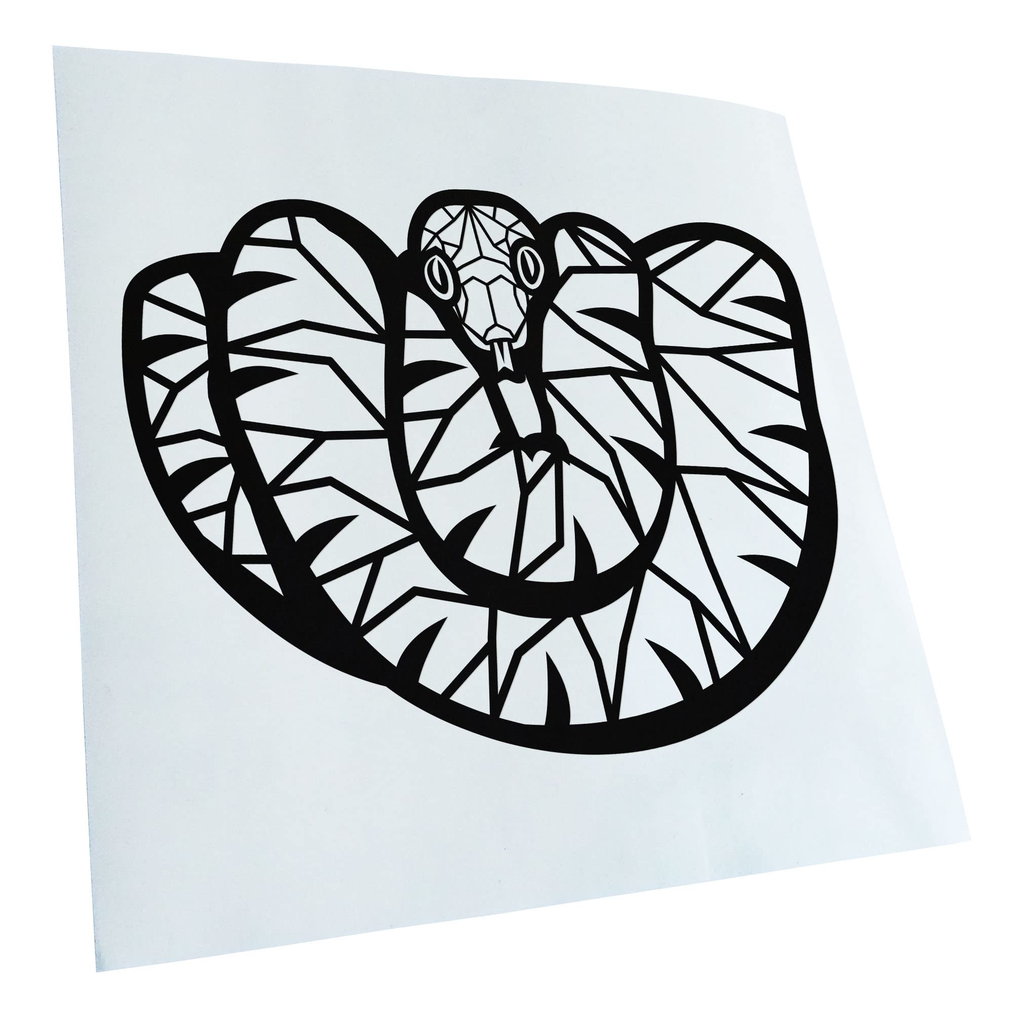 Kiwistar Snake-Shaped Sticker - 25 Neon Matt Colours