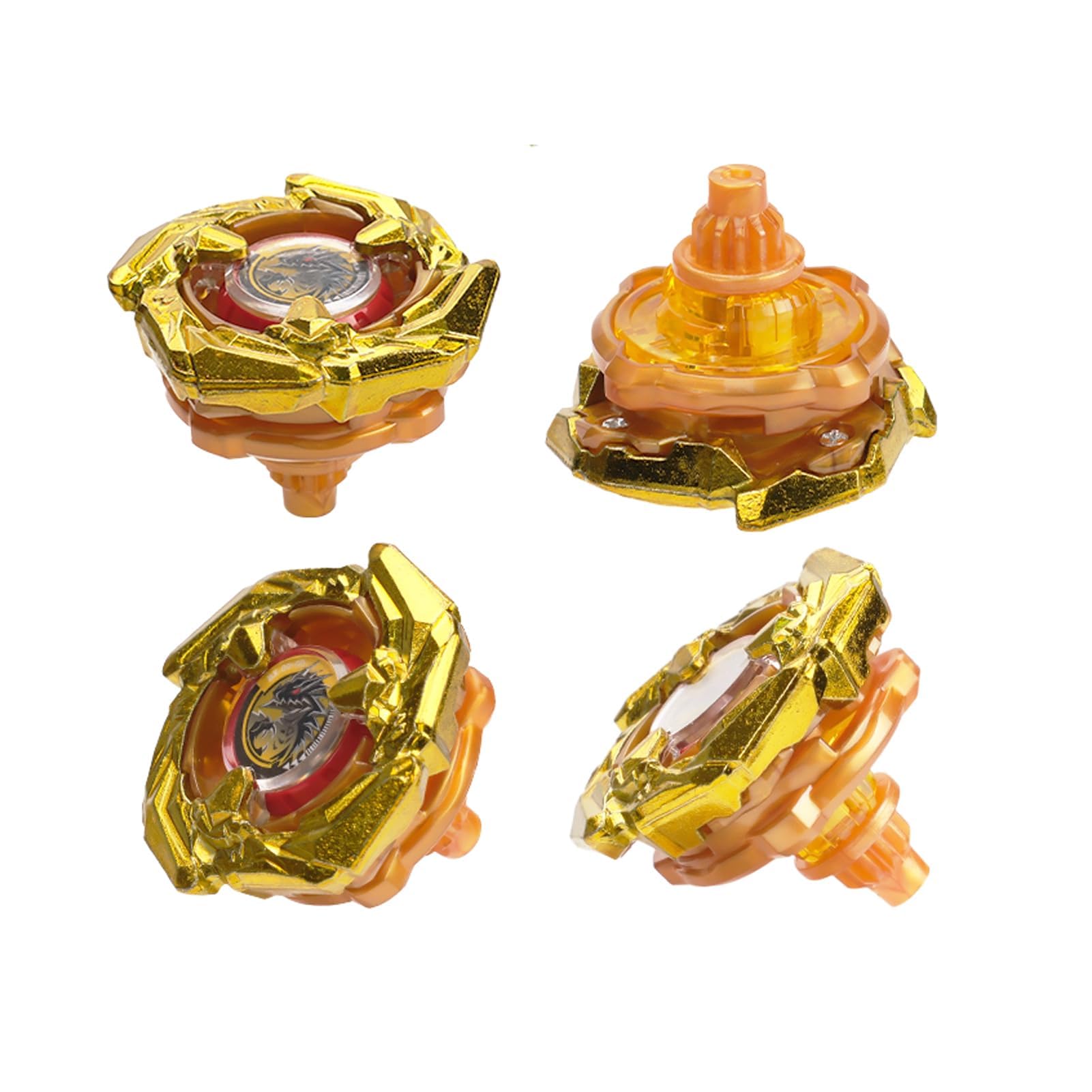 kreisel X Battle Set, 6 rechte Gryo und 2 X Launhcers, Great Starter Gyro Pack für Jungen Spielzeug Kinder Geburtstag Spielzeug 6+