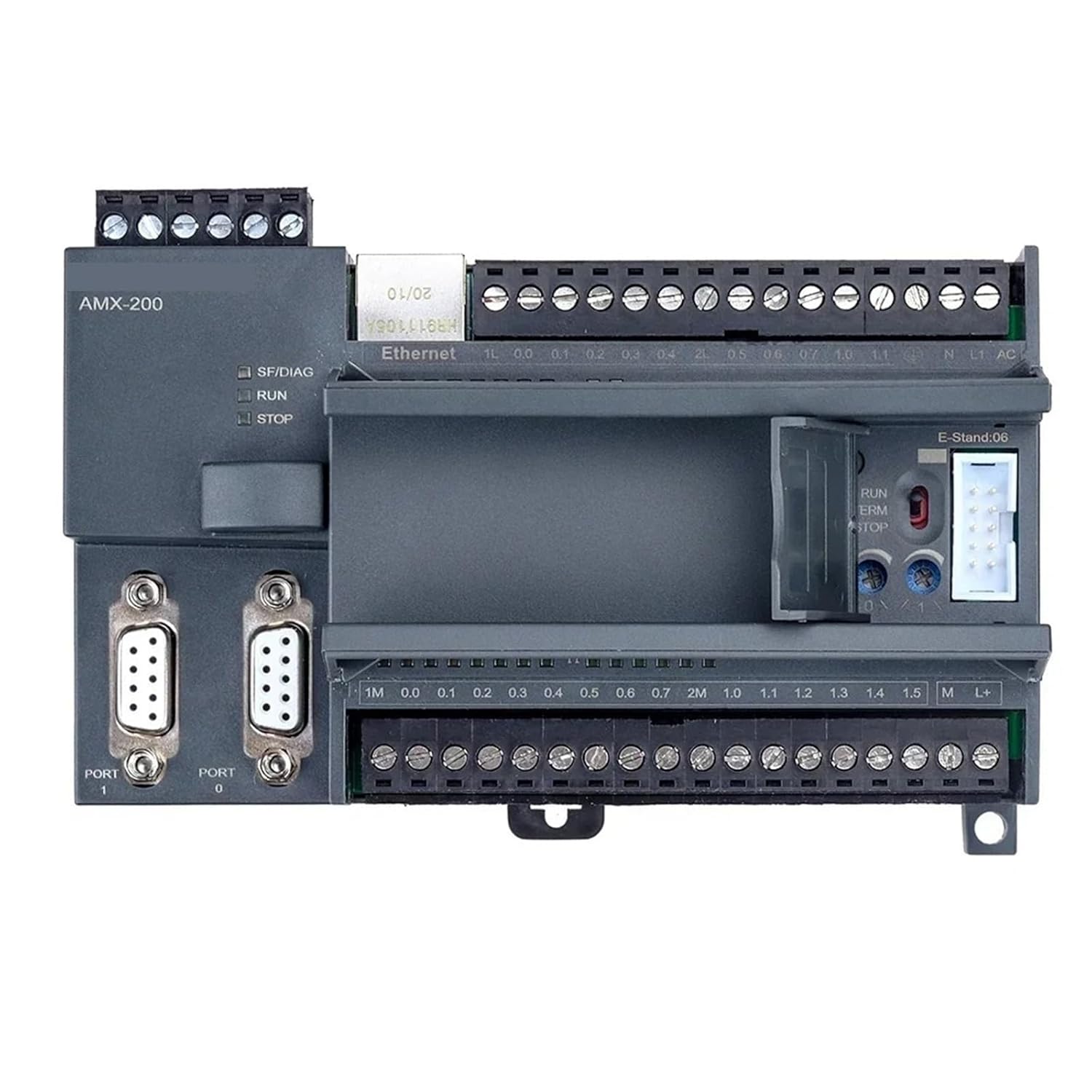 1pcs CPU224XP Ethernet Port Compatible with S7-200 Digital 14I/10O 2AI 1AO Relay Transistor CPU224(Relay(220VAC))