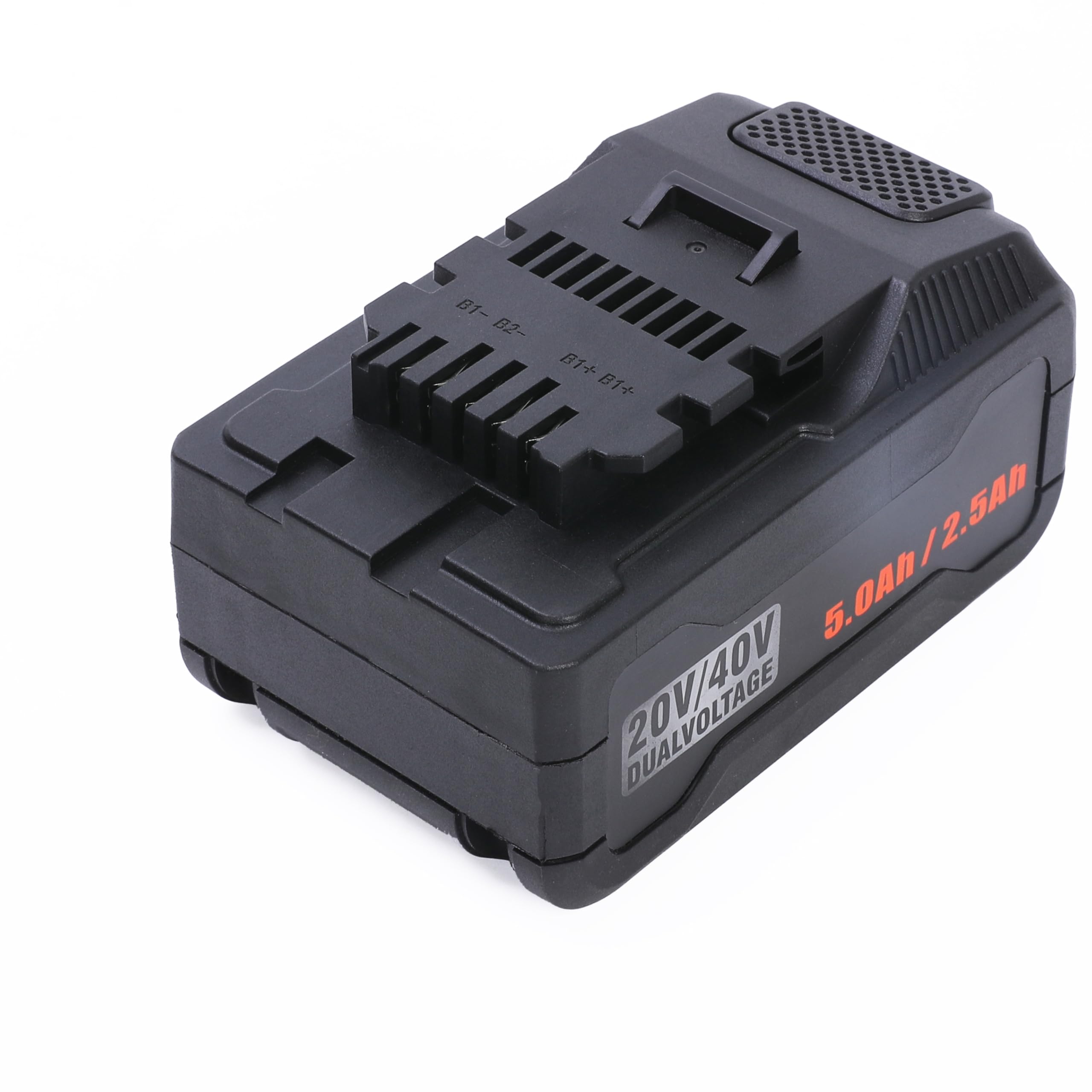 Zwei 40V 2.5Ah Ersatzakku Kompatibel mit Ferrex20V/40V Elektrowerkzeuge Gartenwerkzeuge Werkzeugakkus