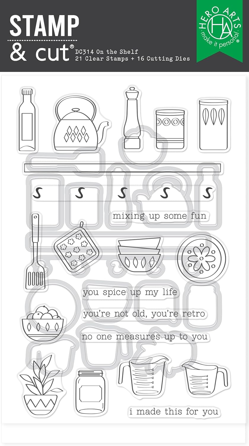 Hero Arts Shelf Stamp and Cut, Metal