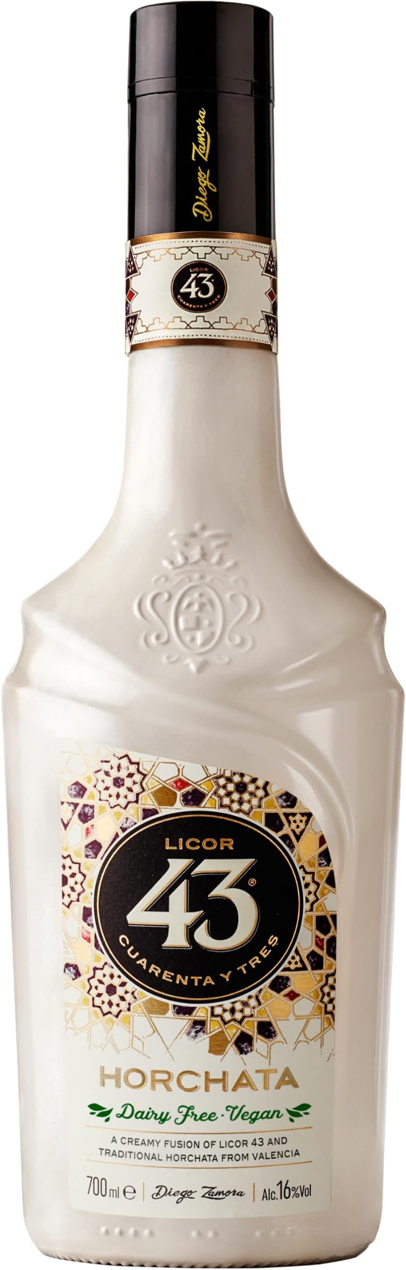 Horchata, Premium Cream Liqueur, 70cl, 16% ABV, Award Winning Premium Spanish Cream Liqueur, Made with a Secret Family Recipe, Suitable for Vegans