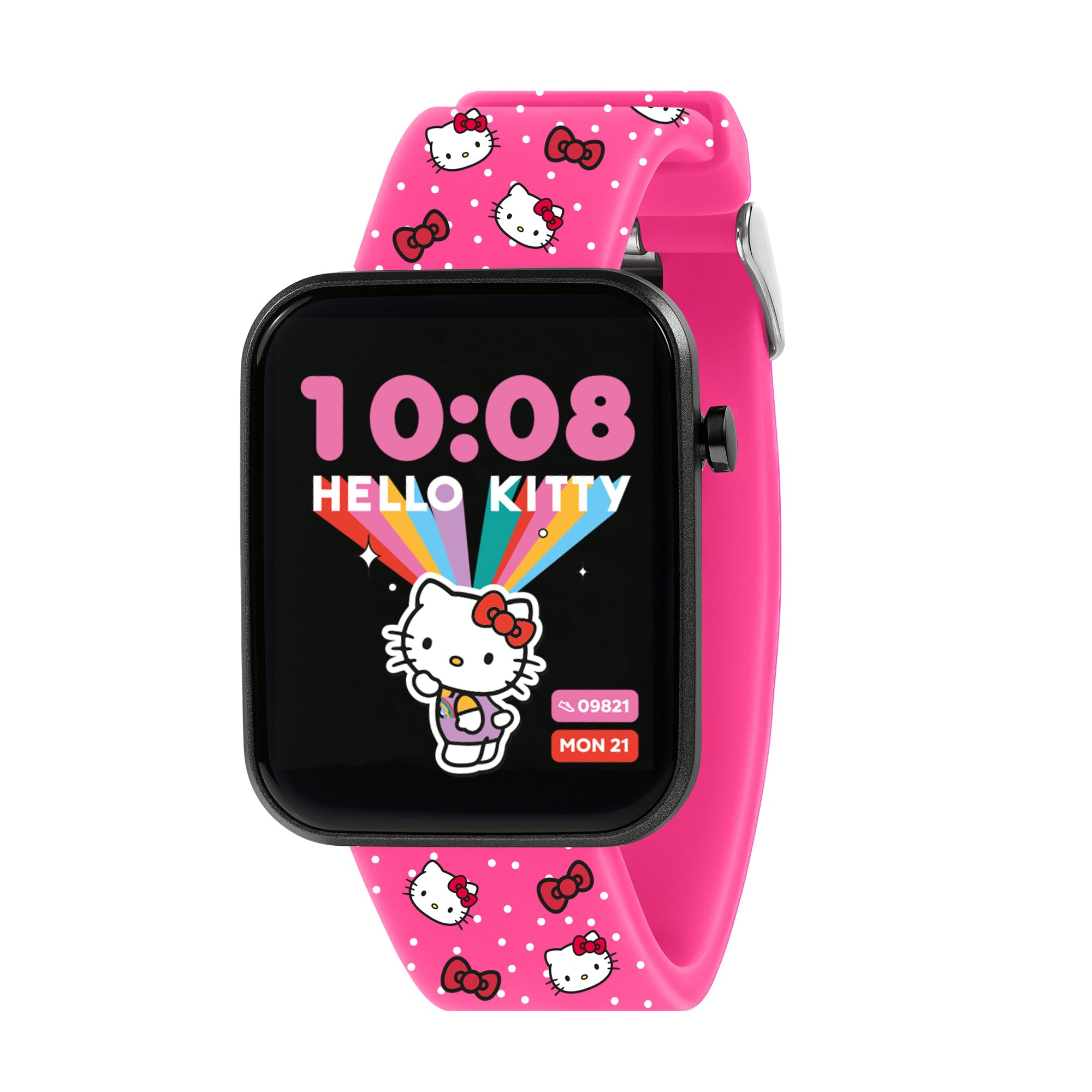 Hello Kitty - Orologio interattivo da ragazza con cinturino stampato