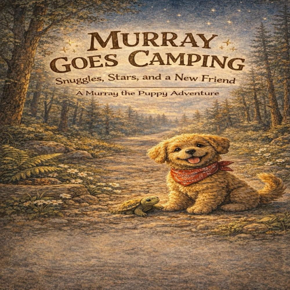 Murray Goes Camping: Snuggles, Starts and New Friend (Murray the Puppy Adventure)