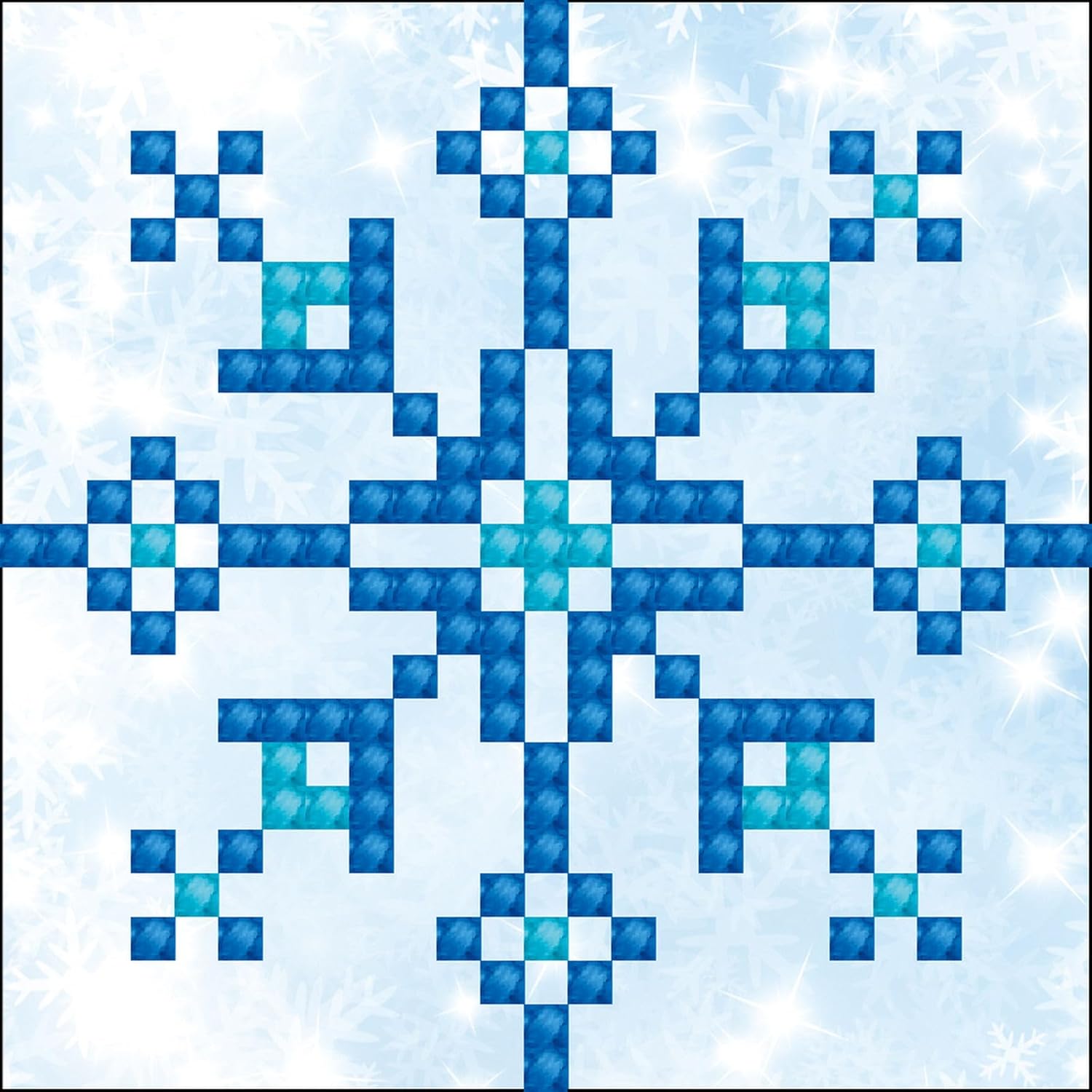 DIAMOND DOTZ Snowflake Sparkle Winter Diamond Painting Kits for Adults - Diamond Art Kits a Relaxing Creative Craft Kit with Dotz Gems 3"x3"