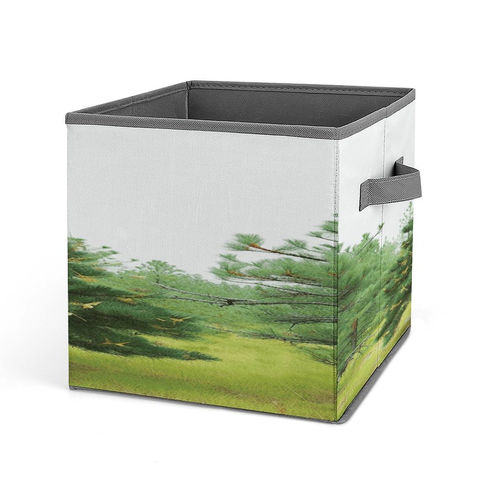 Fekiloot Style Garlad Pine Tree Storage Bins Storage Baskets