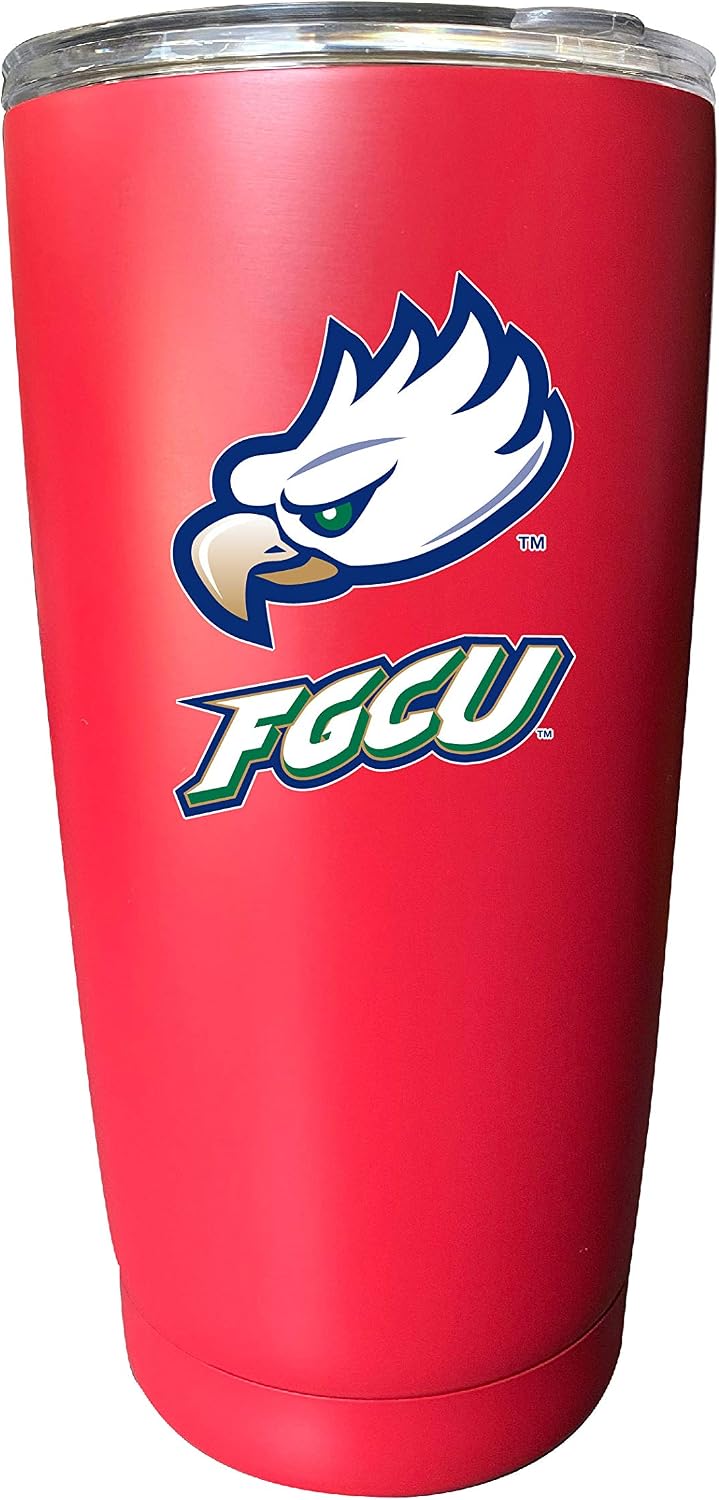 Florida Gulf Coast Eagles 16 oz Insulated Stainless Steel Tumbler Straight - Navy. Officially Licensed Collegiate Product