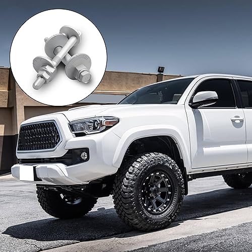 Miniatura 6 de Pernos de ajuste de punta inclinada de suspensión delantera, pernos de alineación de la placa de leva de control inferior para Toyota 03-09 4Runner,
