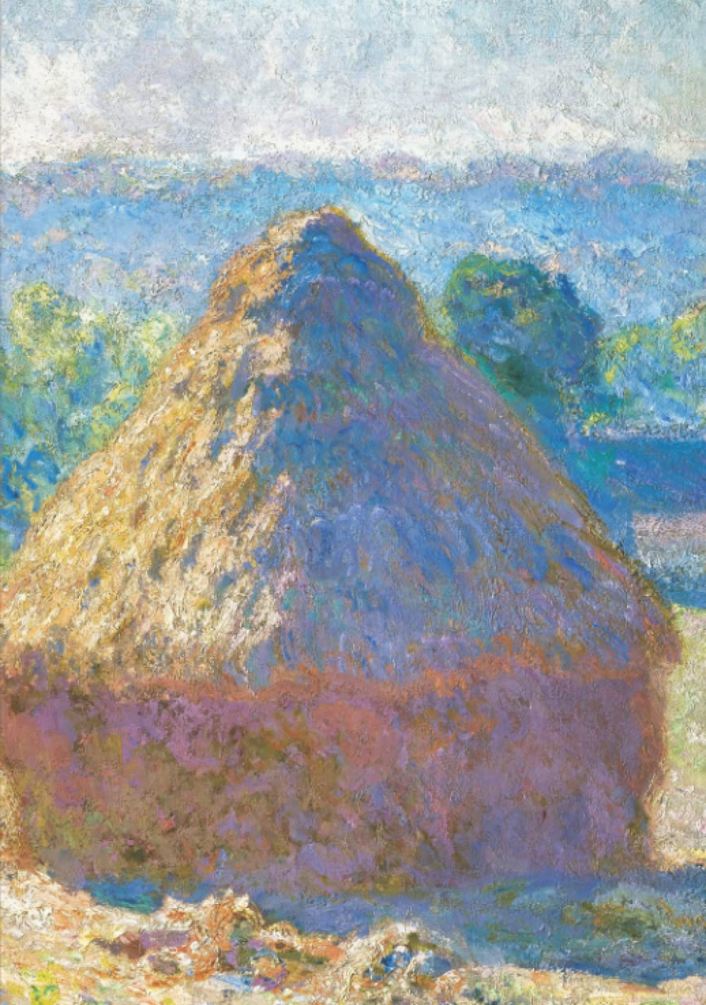 Carnet Monet de notes lignées pour écrire son journal à la terrasse d'un café