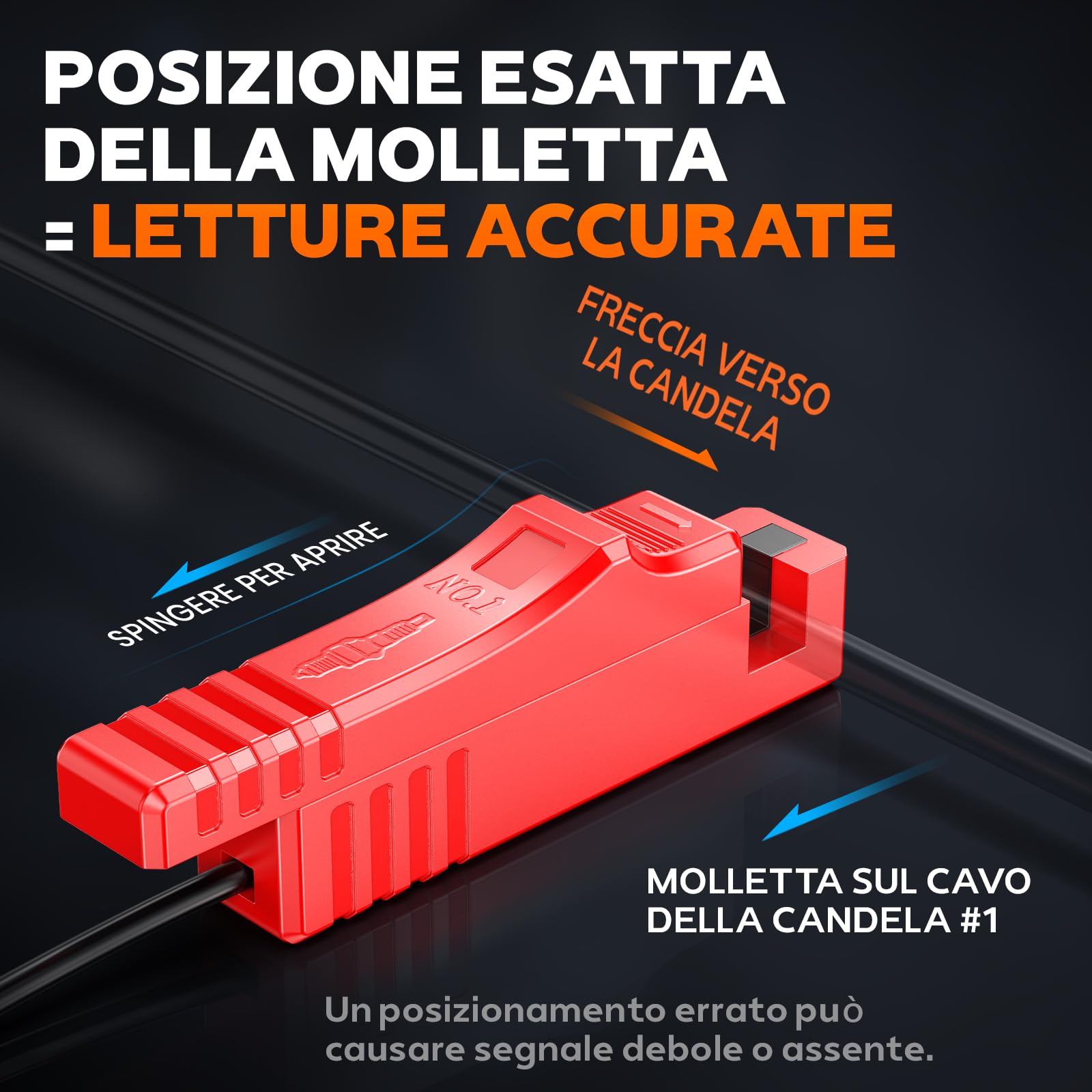 KZYEE KT60 Pistola Stroboscopica 2/4 tempi, Lampada Stroboscopica per Motori 9-16V, Lampada Stroboscopica auto con Display digitale a LED,Pistola d'accensione per auto nave a vapore moto Timing Light