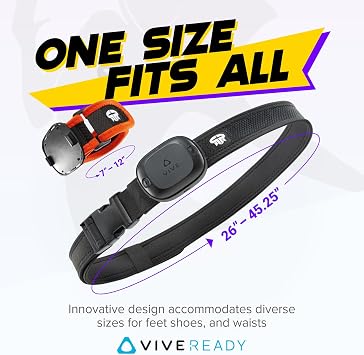 Rebuff Reality Trackstraps for VIVE Ultimate Tracker + Dance Dash Game Key, VR Straps for Full-Body Tracking, Vive Tracker Straps with Dance Dash Game, Ideal for VRChat, FBT & Immersive Experiences