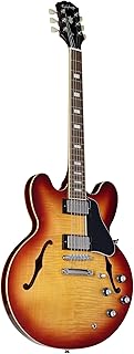 ES335 Figured Top Semi Hollowbody, Raspberry Tea Burst