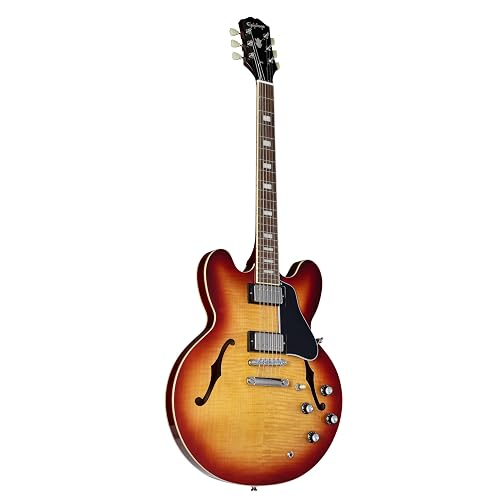 Epiphone ES335 Figured Top Semi Hollowbody product photo (Electric Guitars) — ScooterReviewPro review