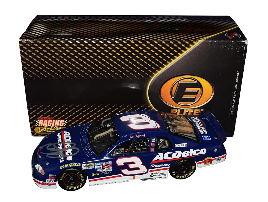 Autographed 1999 Dale Earnhardt Jr. #3 ACDelco Racing/Championship Season (Vintage) RCCA Elite Signed 1/24 Scale NASCAR Diecast with COA