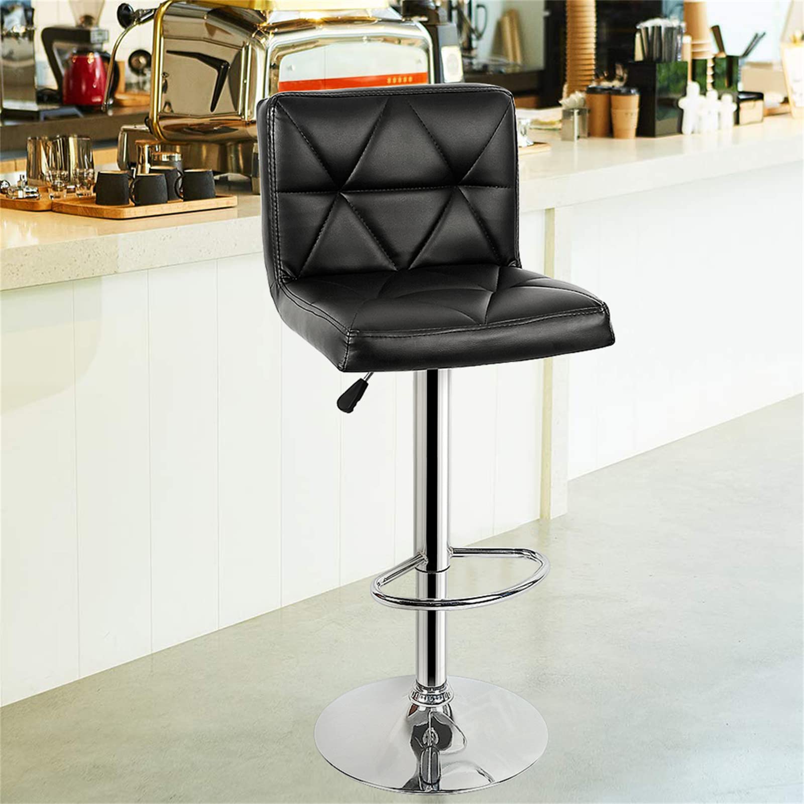 Homewell Esszimmerstühle 6er-Set - Polsterstuhl Braun Metallbeine