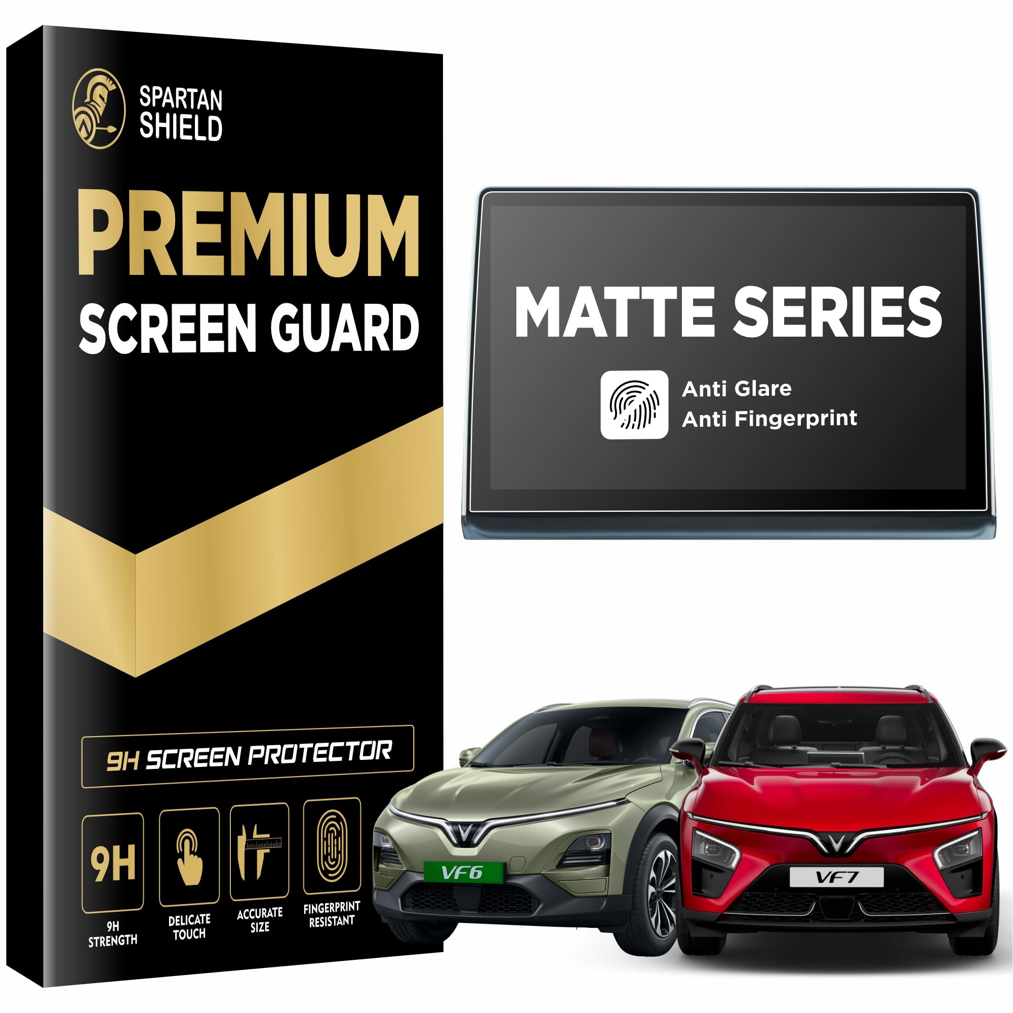 SPARTAN SHIELD MATTE Screen Guard For VINFAST V6 [2025+] || 12.9 inch Infotainment Protector || Compatible with V6 || Anti Scratch | Water Resistant | HD Clarity || Vinfast New Car Accessory [NOT TEMPERED GLASS]-picture-34