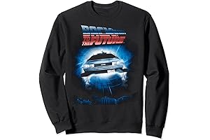 Back to the Future Hovering DeLorean Sweatshirt
